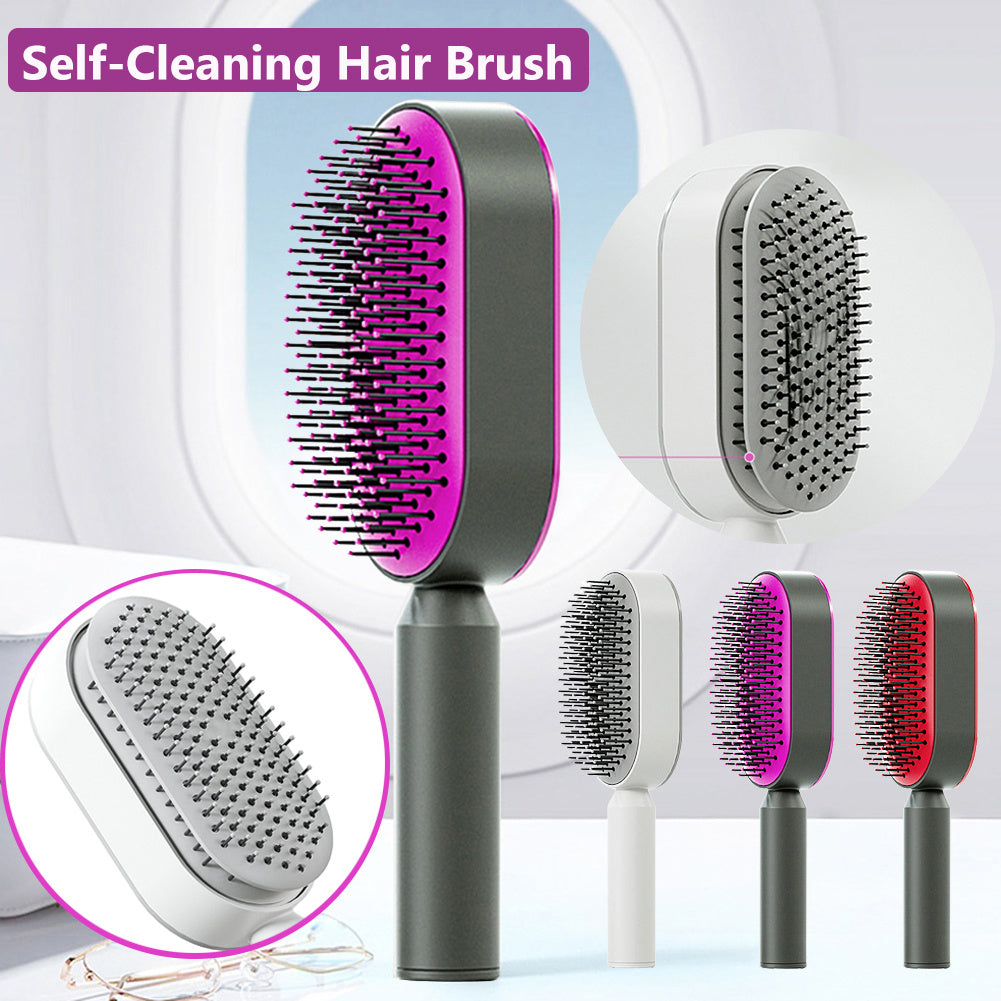One-Key Clean Hair Comb